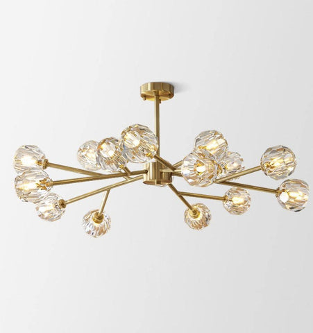 Crystal Ball Round Cluster Chandelier - NexioPick