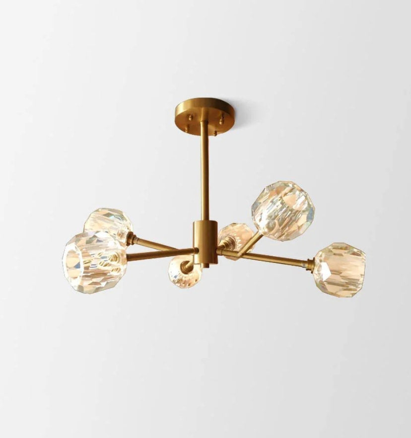 Crystal Ball Round Cluster Chandelier - NexioPick