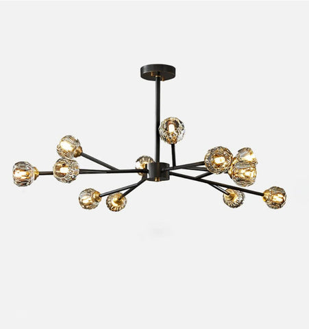 Crystal Ball Round Cluster Chandelier - NexioPick