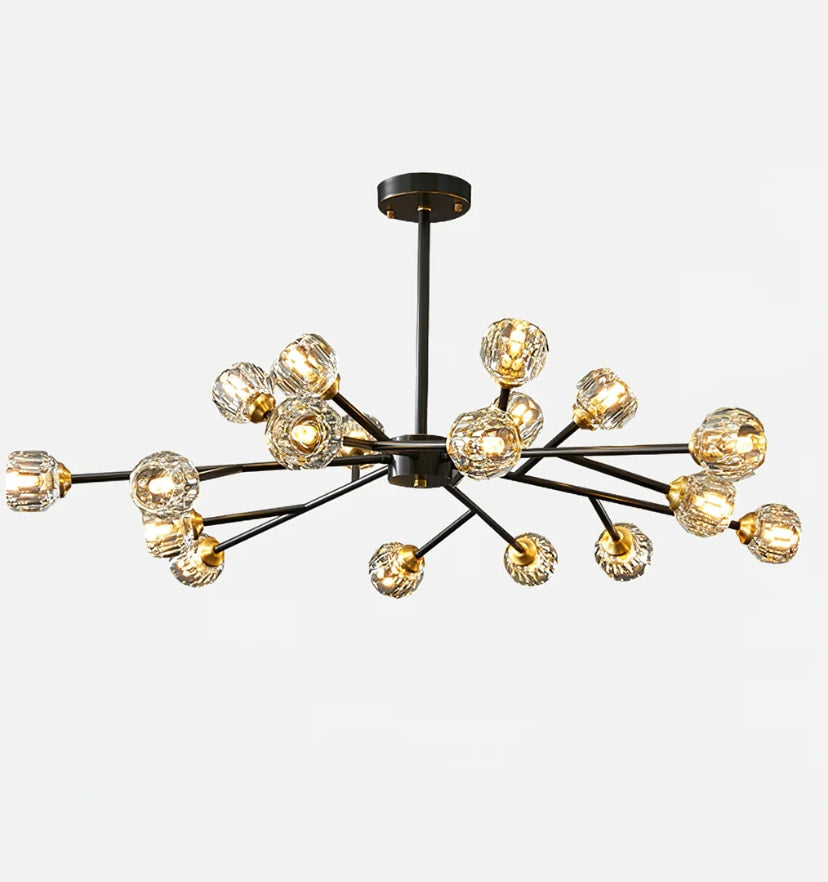 Crystal Ball Round Cluster Chandelier - NexioPick