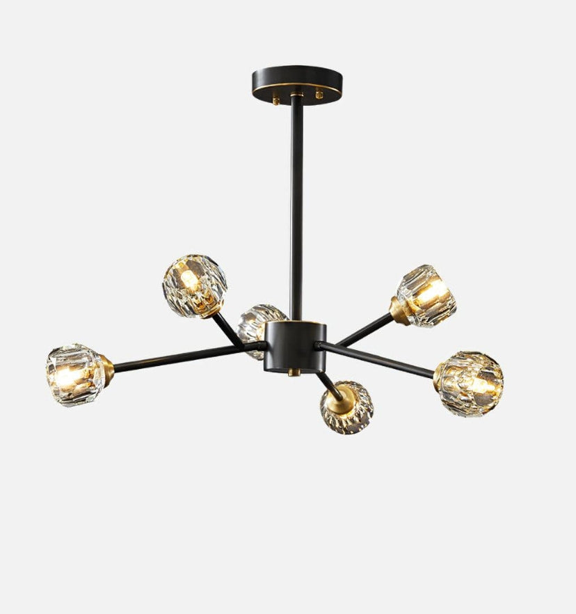 Crystal Ball Round Cluster Chandelier - NexioPick