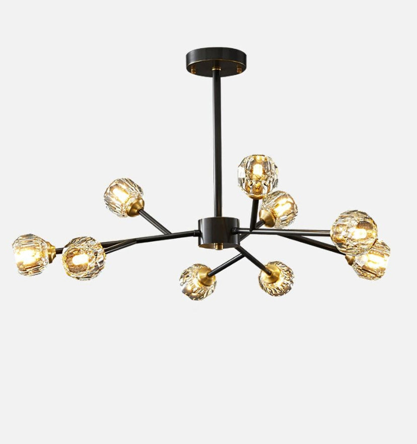 Crystal Ball Round Cluster Chandelier - NexioPick