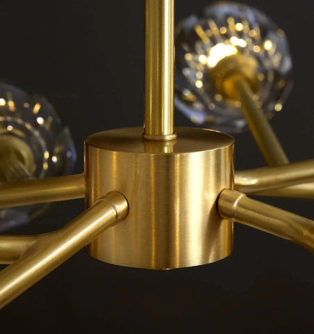 Crystal Ball Round Cluster Chandelier - NexioPick