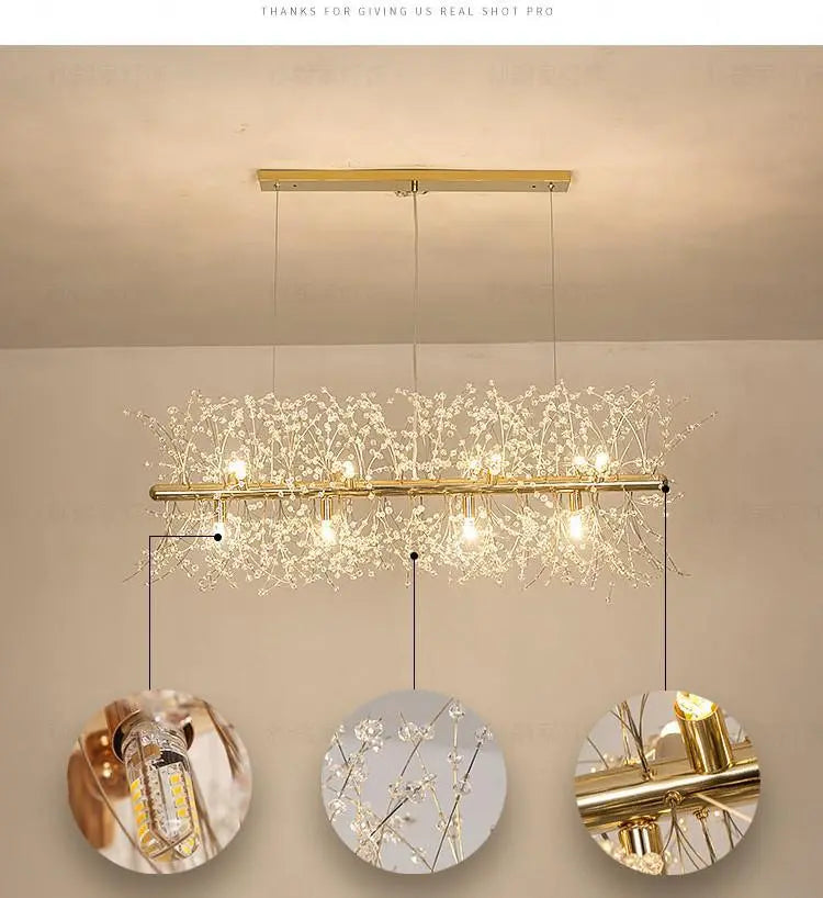 Crystal Dandelion Chandelier - NexioPick