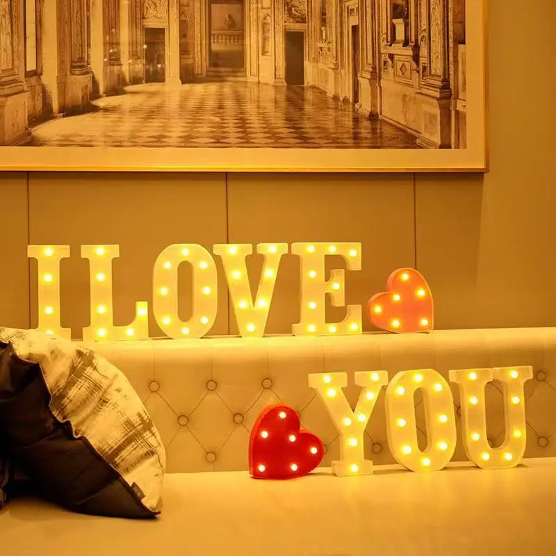 Customizable LED Marquee Letters & Numbers – Light-Up Signs for Birthdays, Weddings & Events