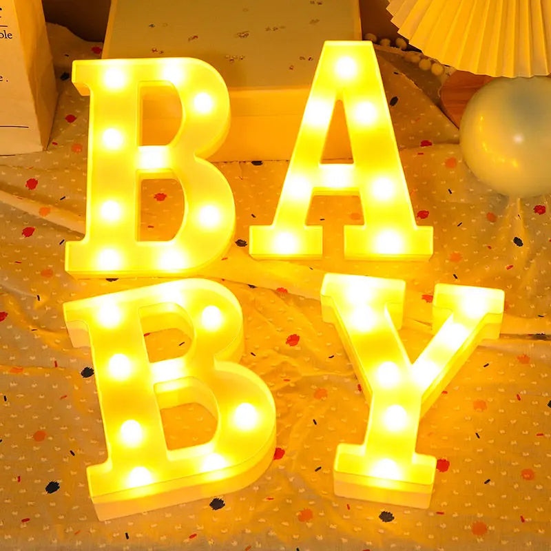 Customizable LED Marquee Letters & Numbers – Light-Up Signs for Birthdays, Weddings & Events