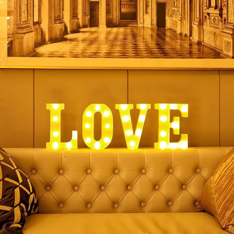 Customizable LED Marquee Letters & Numbers – Light-Up Signs for Birthdays, Weddings & Events