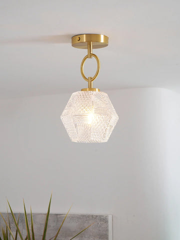 Diamond Cut Art Deco Ceiling Light - NexioPick