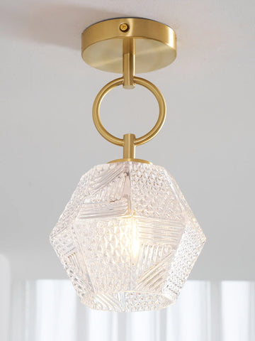 Diamond Cut Art Deco Ceiling Light - NexioPick