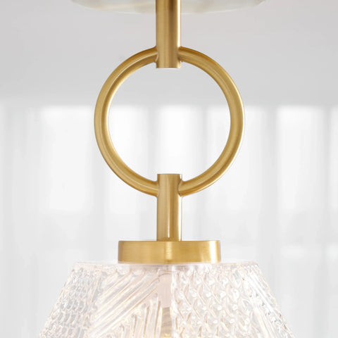 Diamond Cut Art Deco Ceiling Light - NexioPick