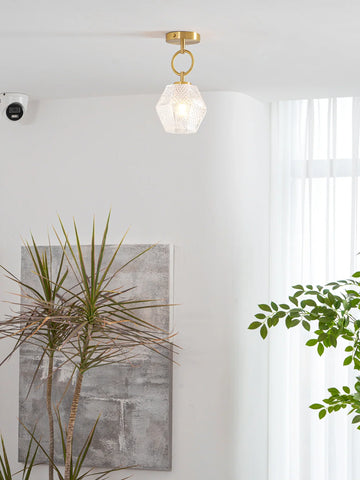 Diamond Cut Art Deco Ceiling Light - NexioPick