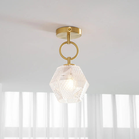 Diamond Cut Art Deco Ceiling Light - NexioPick