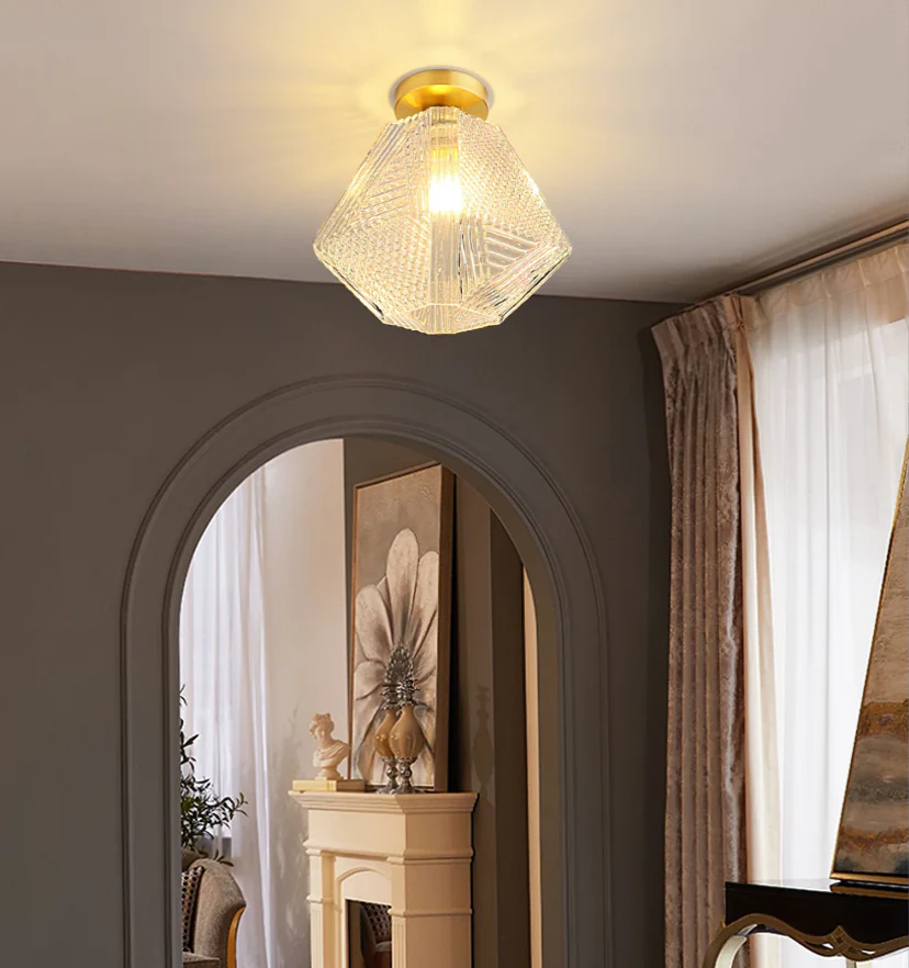 Diamond Cut Art Deco Ceiling Light - NexioPick