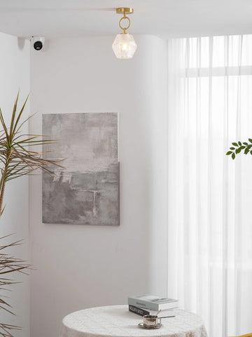 Diamond Cut Art Deco Ceiling Light - NexioPick