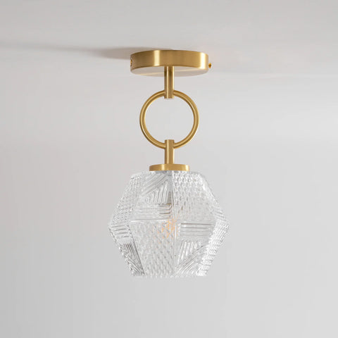 Diamond Cut Art Deco Ceiling Light - NexioPick