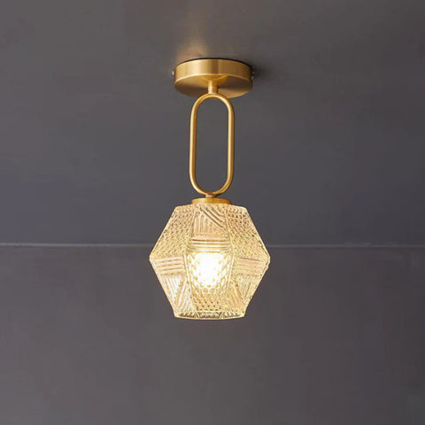 Diamond Cut Art Deco Ceiling Light - NexioPick