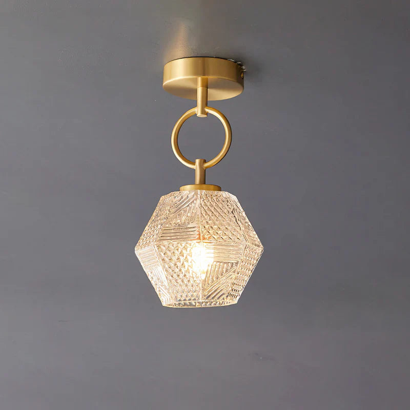 Diamond Cut Art Deco Ceiling Light - NexioPick