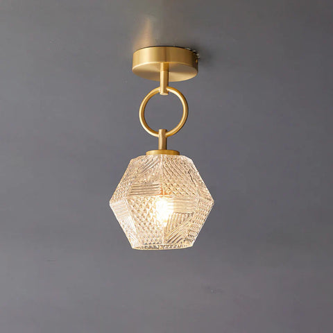 Diamond Cut Art Deco Ceiling Light - NexioPick