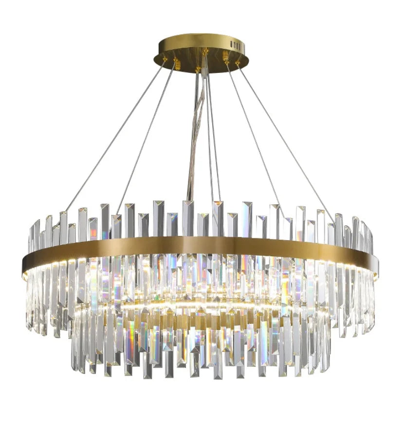 Dual Crystal Chandelier - NexioPick