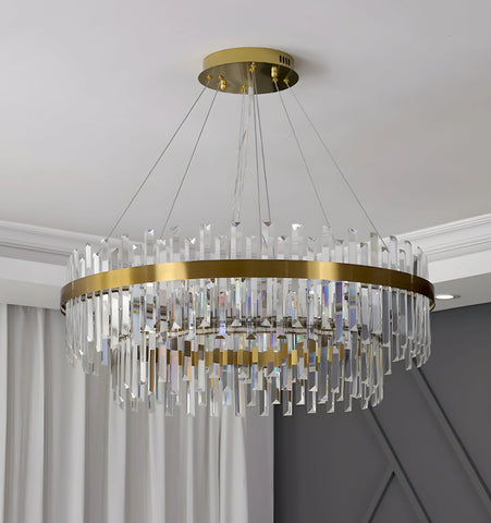 Dual Crystal Chandelier - NexioPick