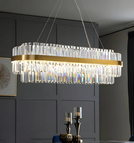 Dual Crystal Chandelier - NexioPick