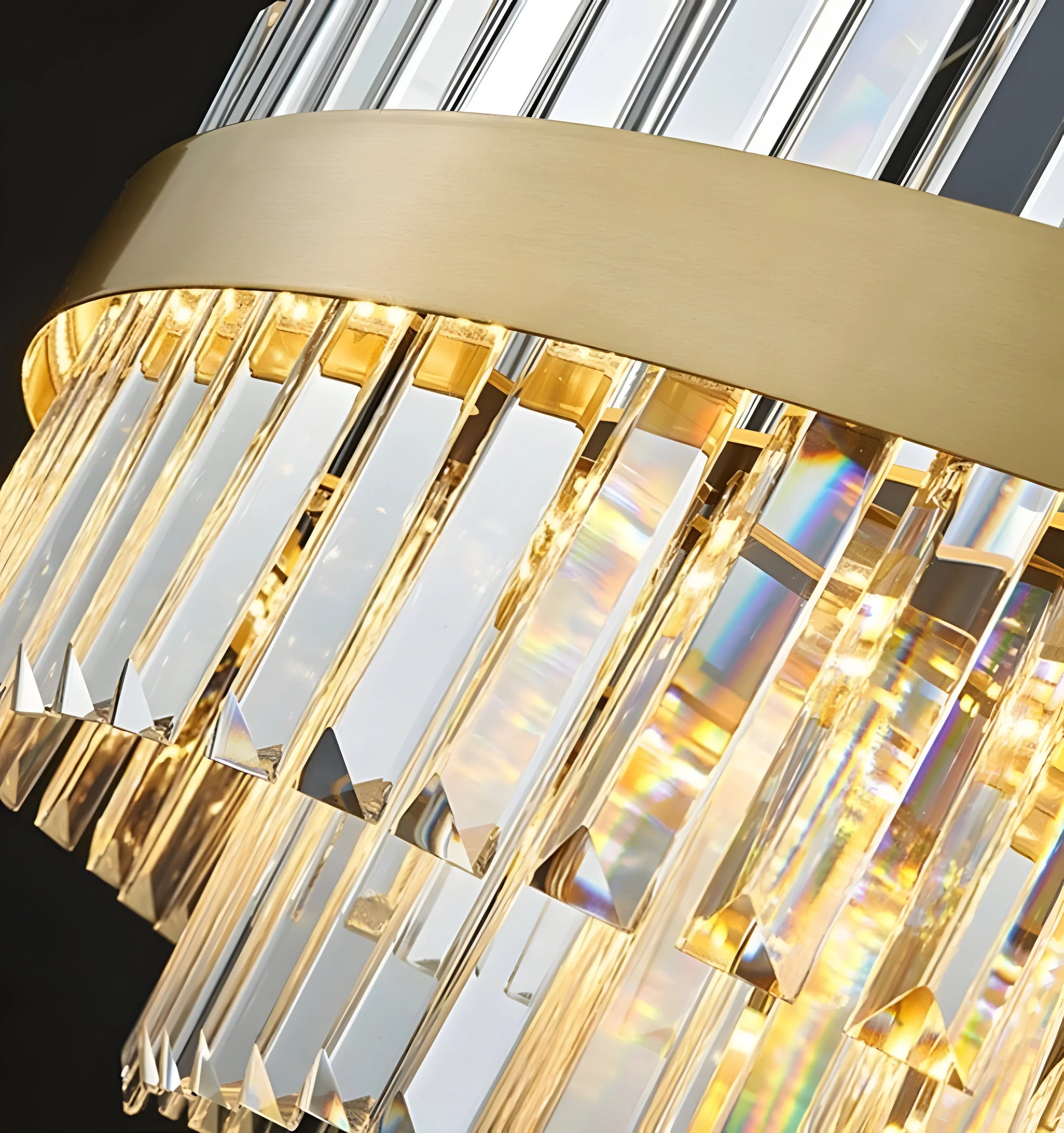 Dual Crystal Chandelier - NexioPick