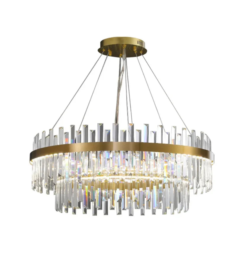 Dual Crystal Chandelier - NexioPick