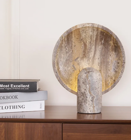 Eclipse Stone Table Lamp - NexioPick