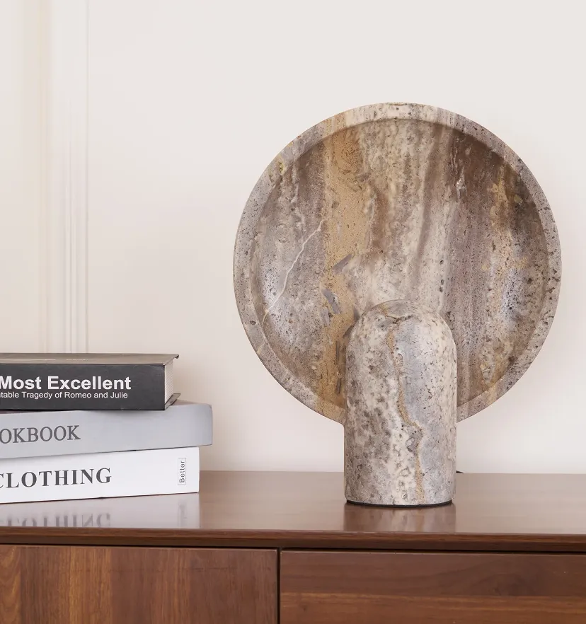 Eclipse Stone Table Lamp - NexioPick