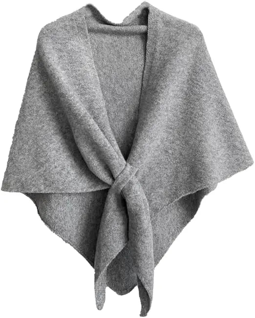 Elegant Pashmina Shawl Wrap for Women – All-Season Knitted Cashmere-Style Scarf & Cardigan