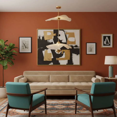 Envolee Double Biscuit Pendant Light