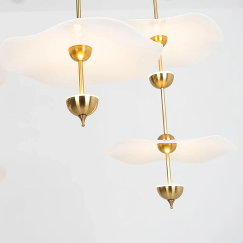 Envolee Double Biscuit Pendant Light