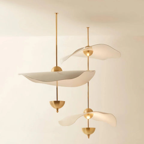 Envolee Double Biscuit Pendant Light