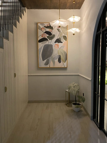 Envolee Double Biscuit Pendant Light