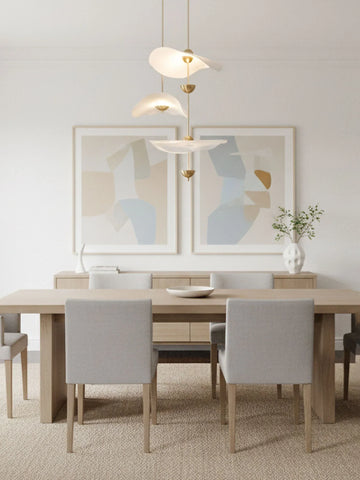 Envolee Double Biscuit Pendant Light