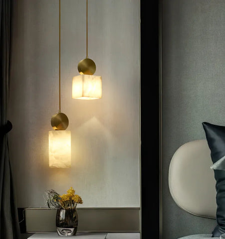 Etruscan Alabaster Pendant Light - NexioPick
