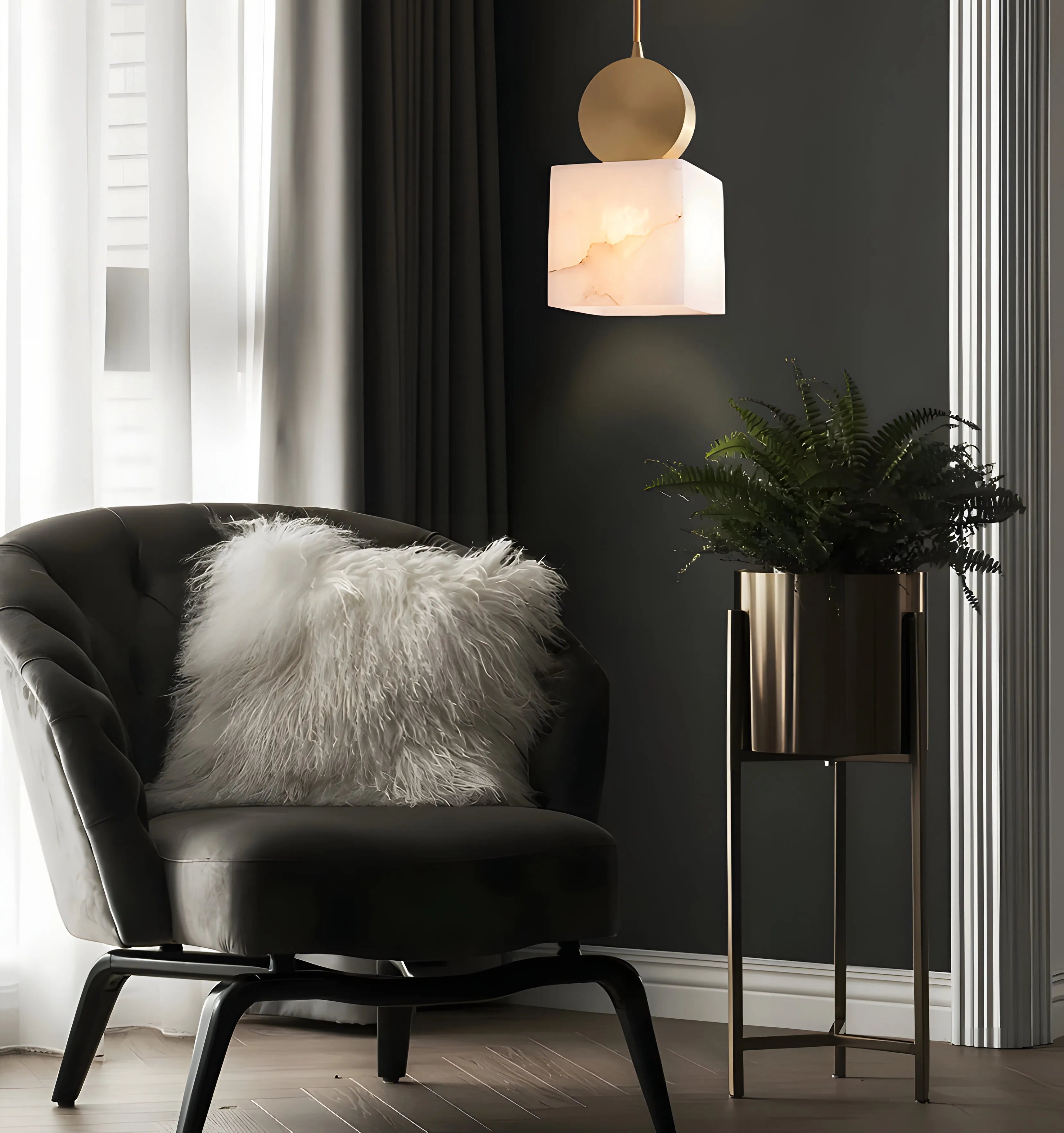 Etruscan Alabaster Pendant Light - NexioPick