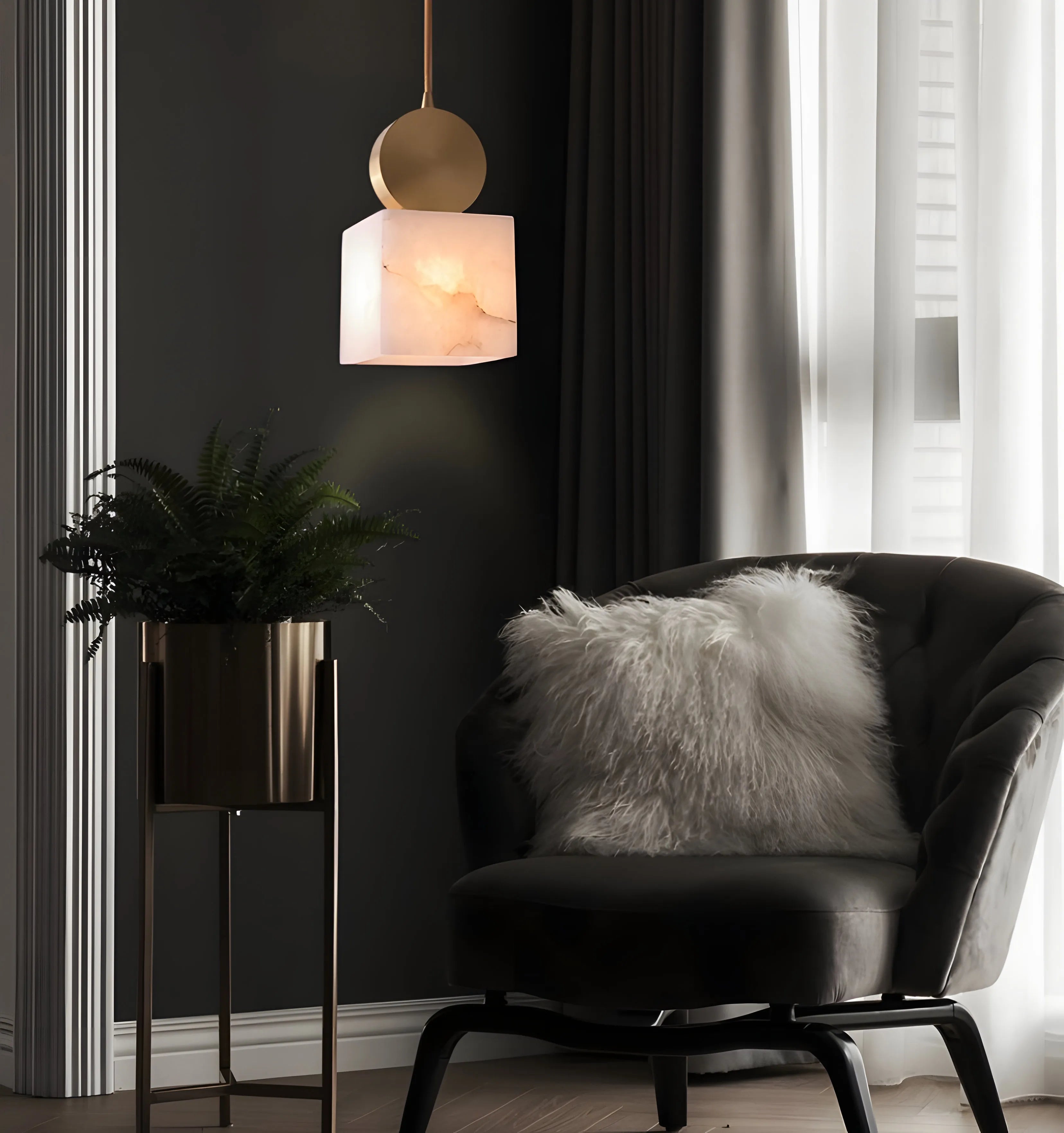 Etruscan Alabaster Pendant Light - NexioPick