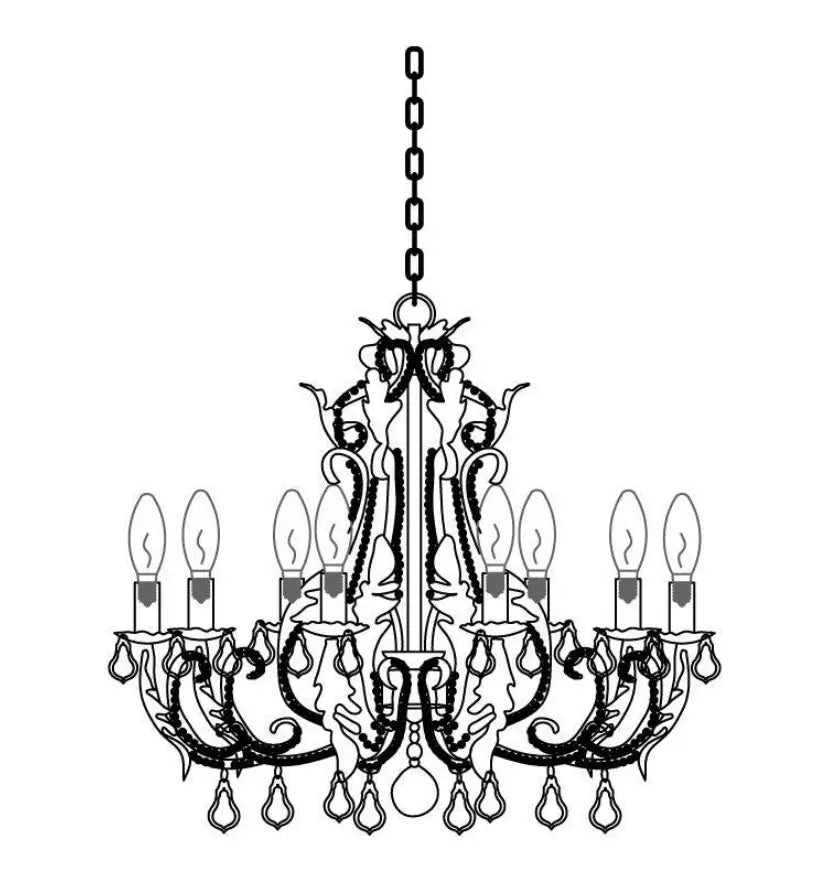 Candle Holder Chandelier - NexioPick