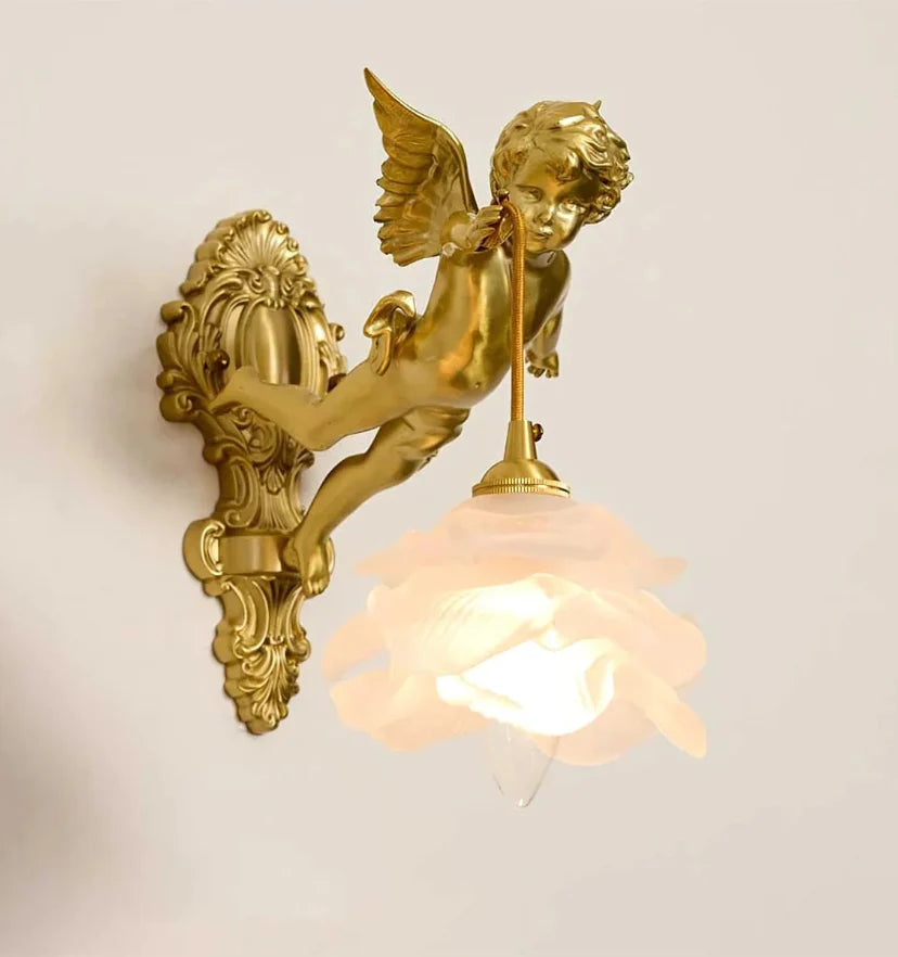 Flying Angel Brass Wall Light - NexioPick