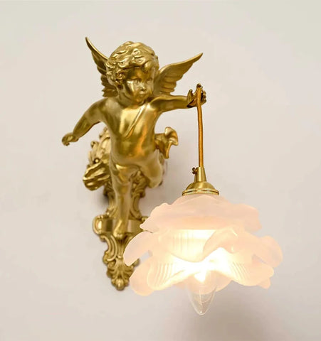 Flying Angel Brass Wall Light - NexioPick