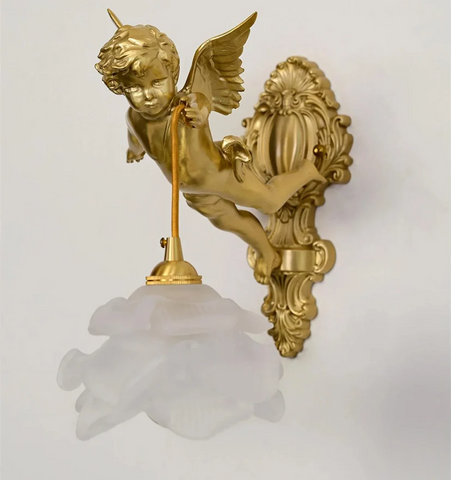Flying Angel Brass Wall Light - NexioPick