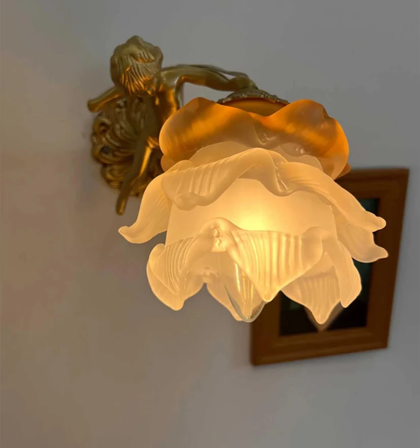 Flying Angel Brass Wall Light - NexioPick