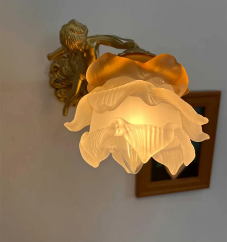 Flying Angel Brass Wall Light - NexioPick