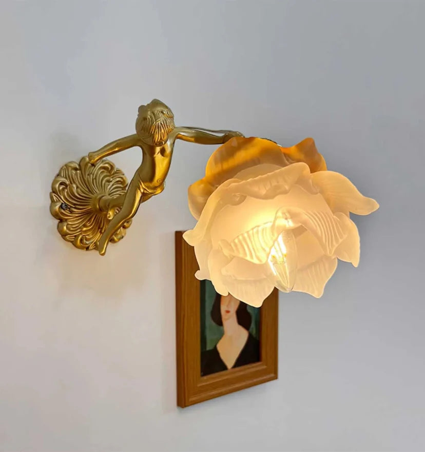 Flying Angel Brass Wall Light - NexioPick