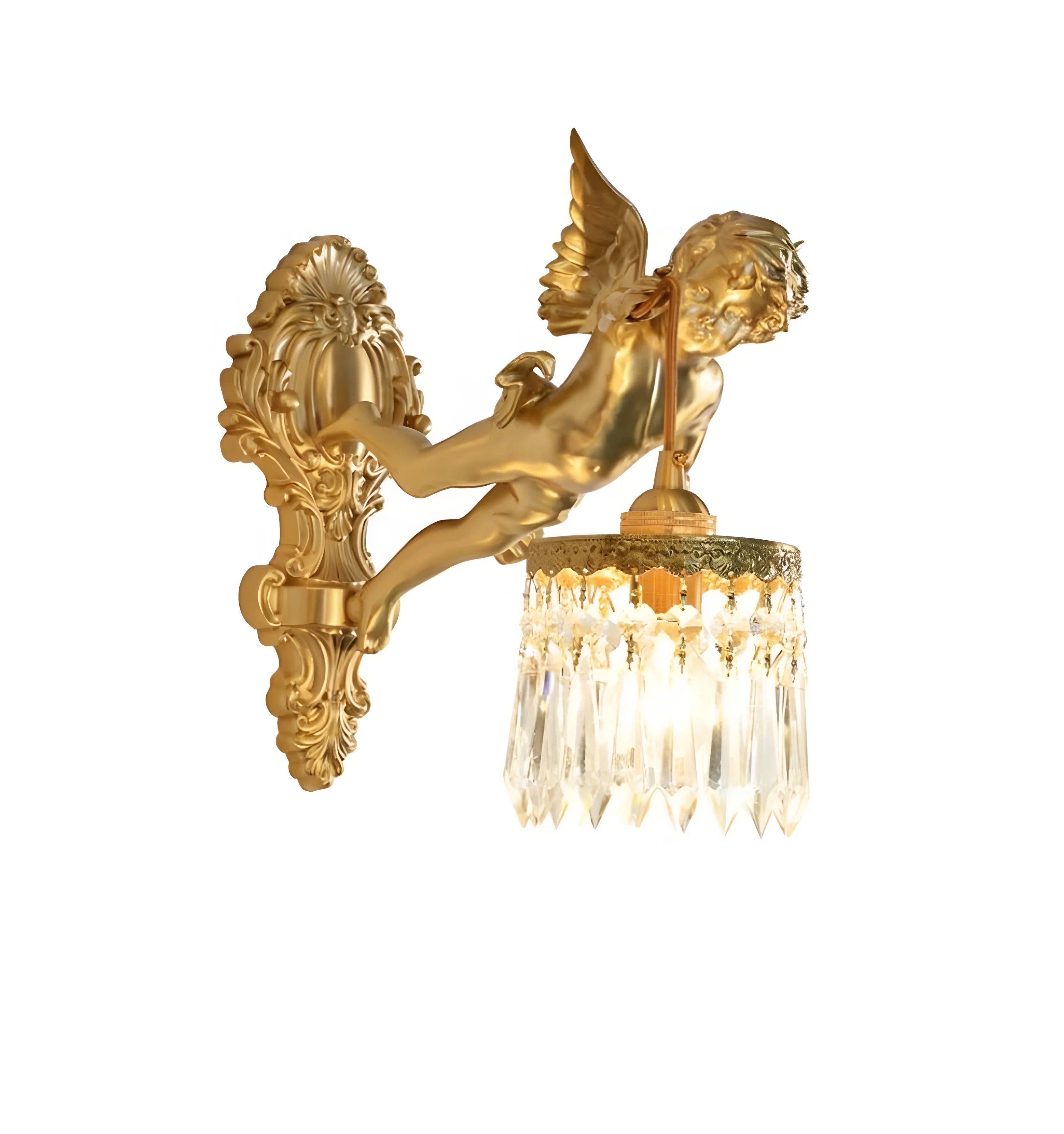 Flying Angel Brass Wall Light - NexioPick
