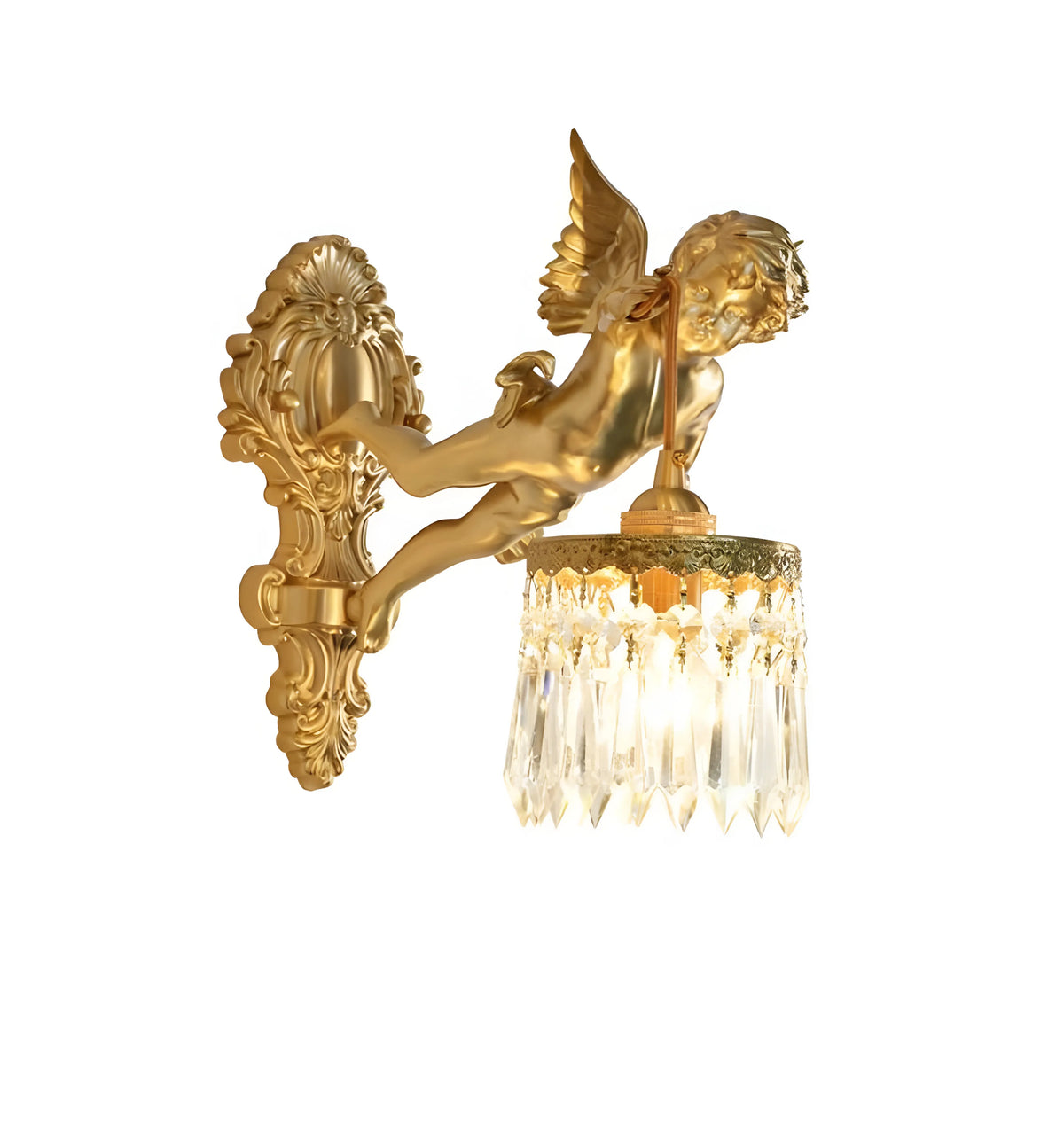 Flying Angel Brass Wall Light - NexioPick