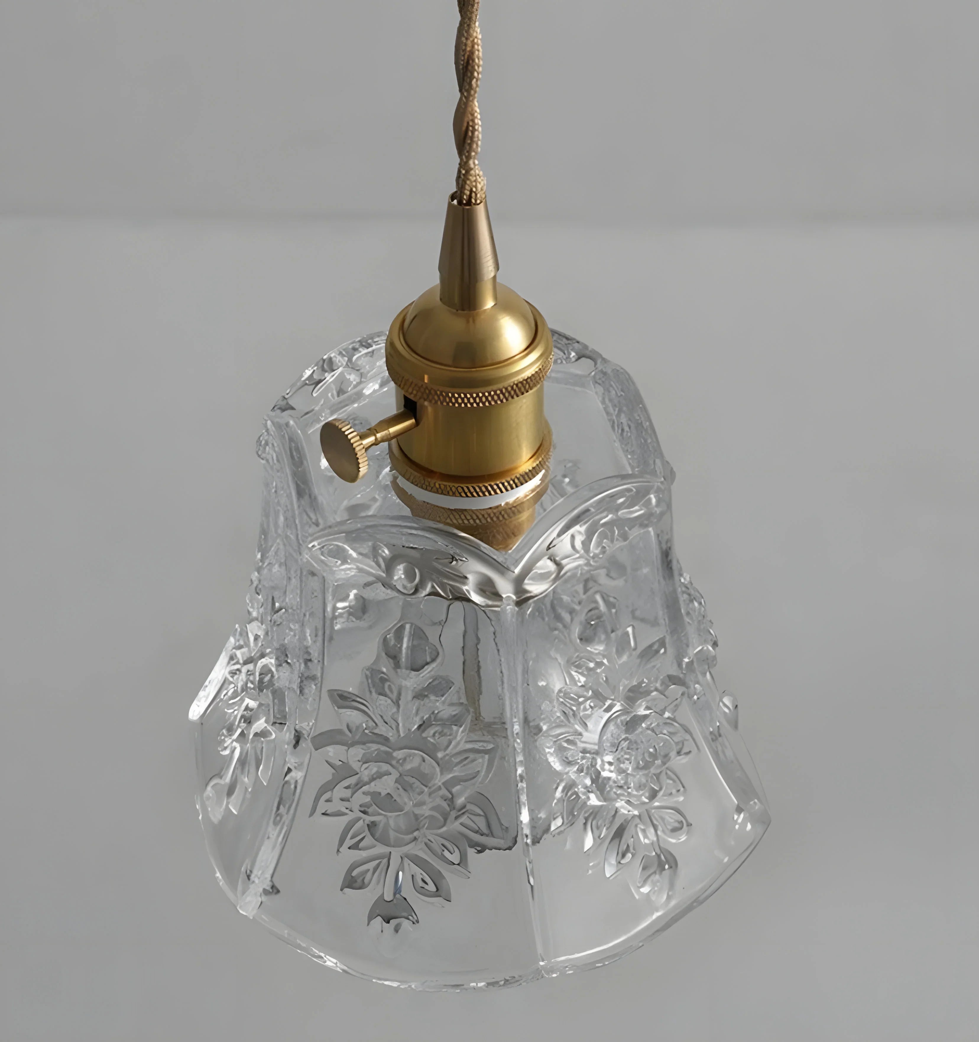 French Relief Glass Pendant / Wall Lamp - NexioPick