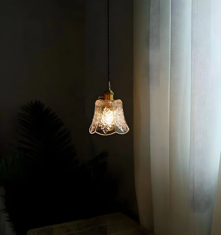 French Relief Glass Pendant / Wall Lamp - NexioPick