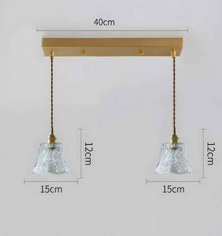 French Relief Glass Pendant / Wall Lamp - NexioPick